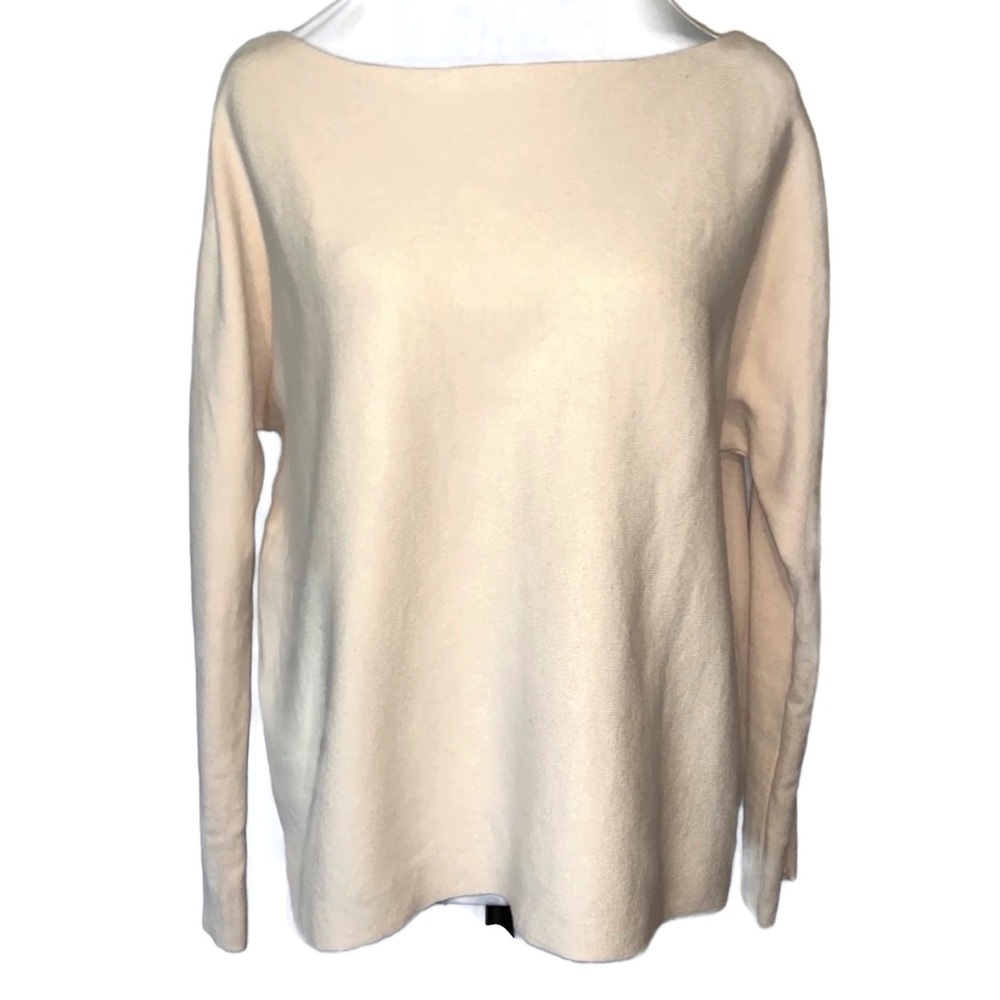 H&M Sweatshirt Style Knit Top Blush Medium